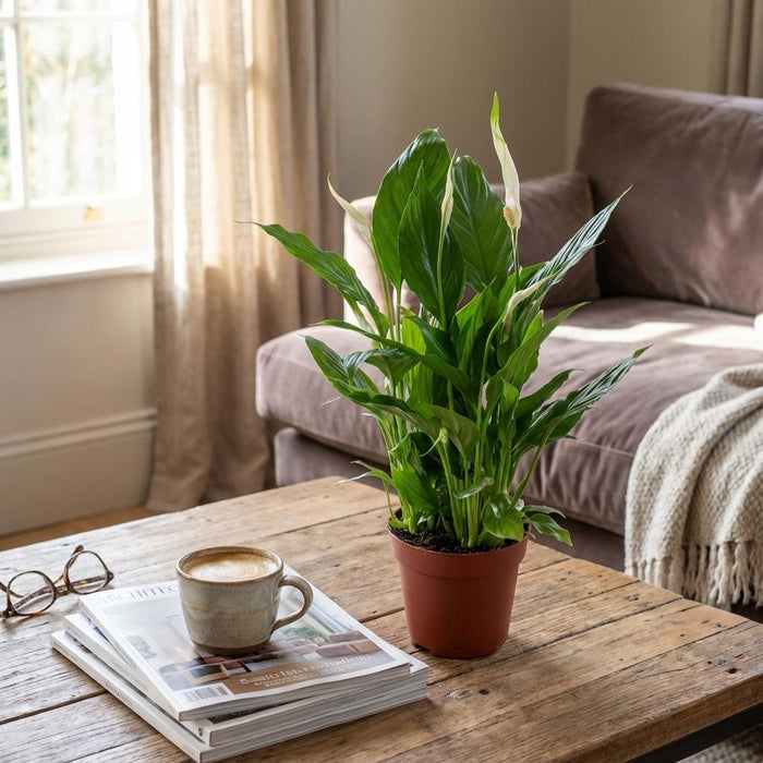 Spathiphyllum Lepelplant - ↕35-40cm - Ø12cm - 4x