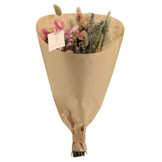 Field Bouquet Pink - Droogboeket - ↕35cm - 12x