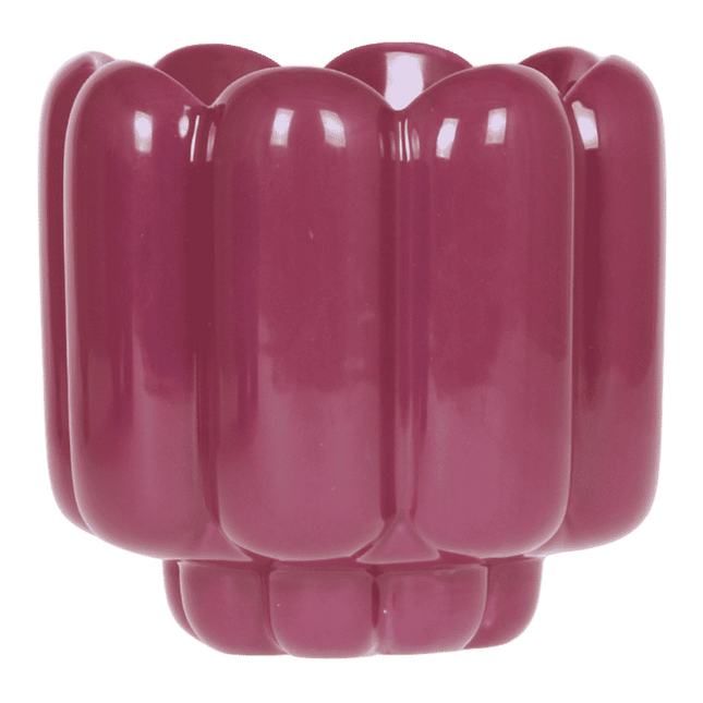 Kolibri Home | Retro blomkruka - Lila - Ø12cm