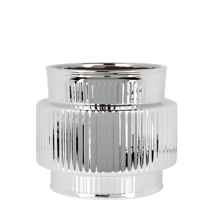 Kolibri Home | Allure Shiny sierpot - Zilver - Ø9cm