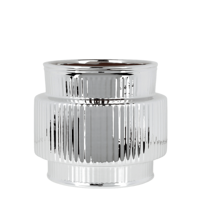 Kolibri Home | Allure Shiny blomkruka - Silver - Ø9cm