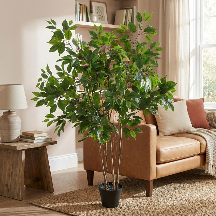 Kunstplant Ficus Benjamina - ↕128cm