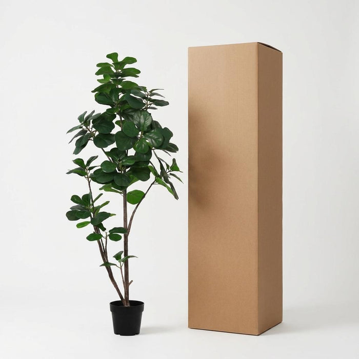Kunstplant Ficus lyrata vertakt - ↕150cm