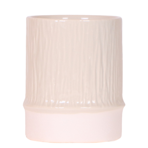 Kolibri Home | Maceta decorativa de bambú - Travertino - Ø9cm
