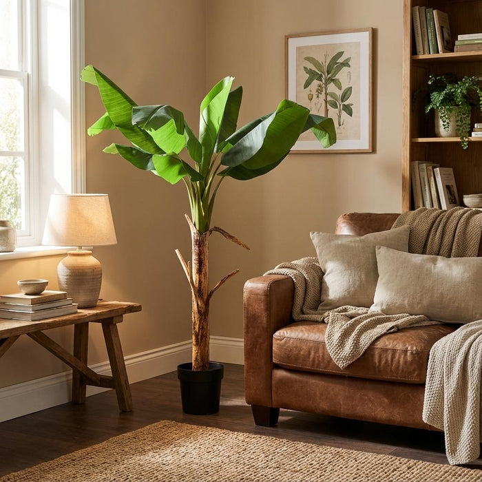 Kunstplant Bananenplant Musa - ↕150cm