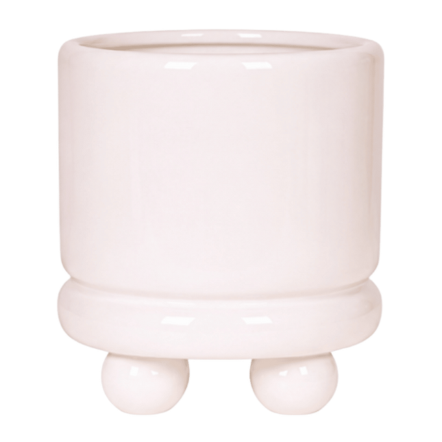 Kolibri Home | Dotty ytterkruka - Vit - Ø12 cm