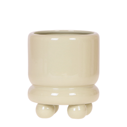Kolibri Home | Dotty sierpot - Groen - Ø9 cm