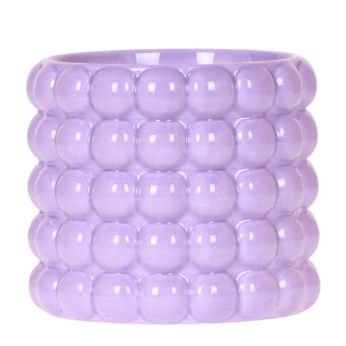 Kolibri Home | Maceta decorativa Poppy - Morada - Ø12cm