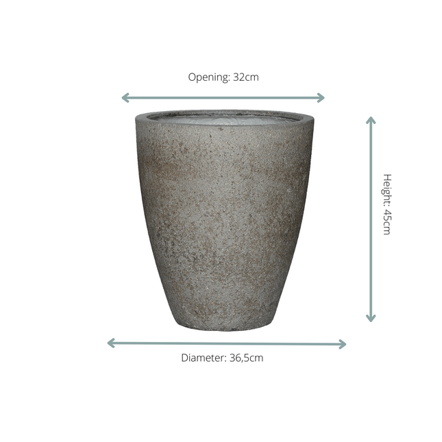Pot Ben M Dioret Grey - D37 x H45