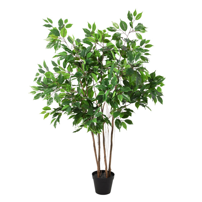 Pianta artificiale di Ficus Benjamina - ↕128 cm