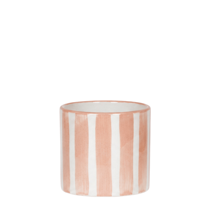 Kolibri Home | Painted Stripe sierpot - Nude - Ø6cm