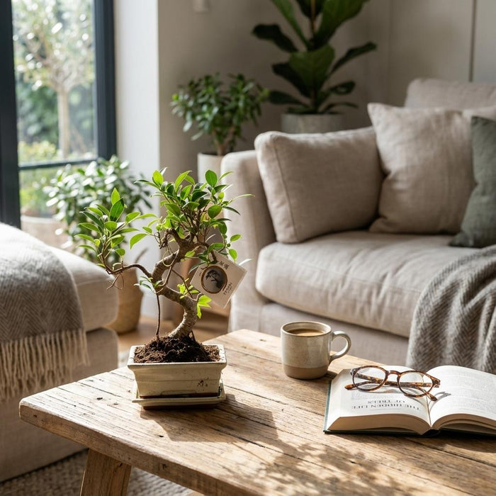 Bonsai S vorm Boom - ↕30-35 cm - Ø15cm (mix keramiek)