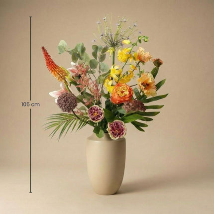 Kunstig blomsterbuket - Tropical Chic Deluxe - Real Touch - 13 stilke - ↕105 cm