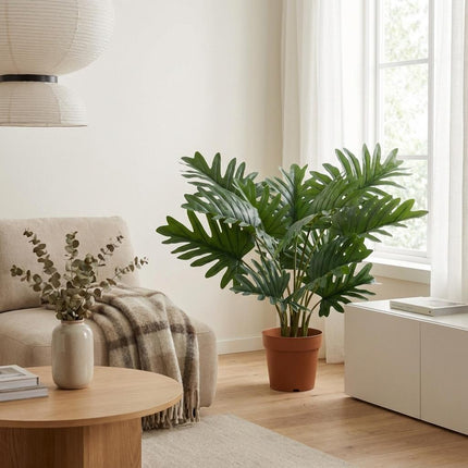 Sztuczna roślina Philodendron Selloum - ↕70cm