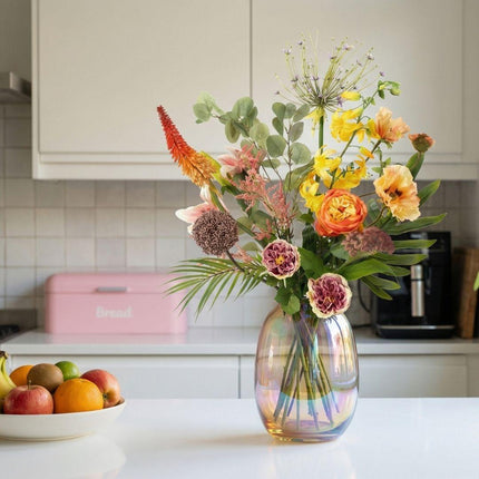Kunstig blomsterbuket - Tropical Chic Deluxe - Real Touch - 13 stilke - ↕105 cm