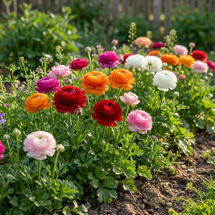 80x Ranunculus Mix - Bloembollen - Ranonkel Mix - Diversen - Zomerbloeier - Bolmaat 5/6