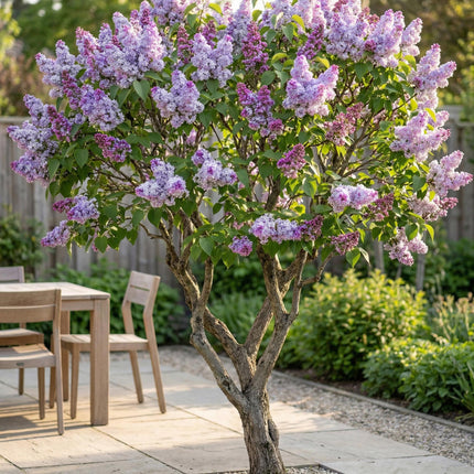 Syringa vulgaris Michel Buchner - Liliowy pospolity - Różowy - ↕45cm - Ø17cm