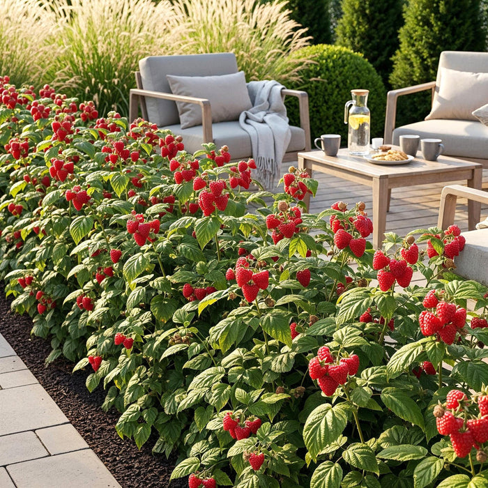 Framboos - Rubus idaeus Ottawa - Winterhard - 3 Planten - Pot 9 cm - Rode Framboos