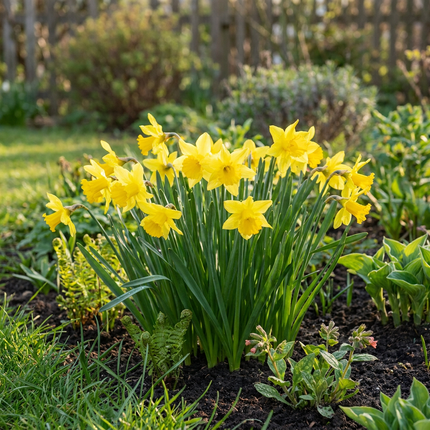 30x Narcissus February Gold - Blomsterløg - February Gold påskelilje - Gul - Forårsblomstrende - Løgstørrelse 10/12