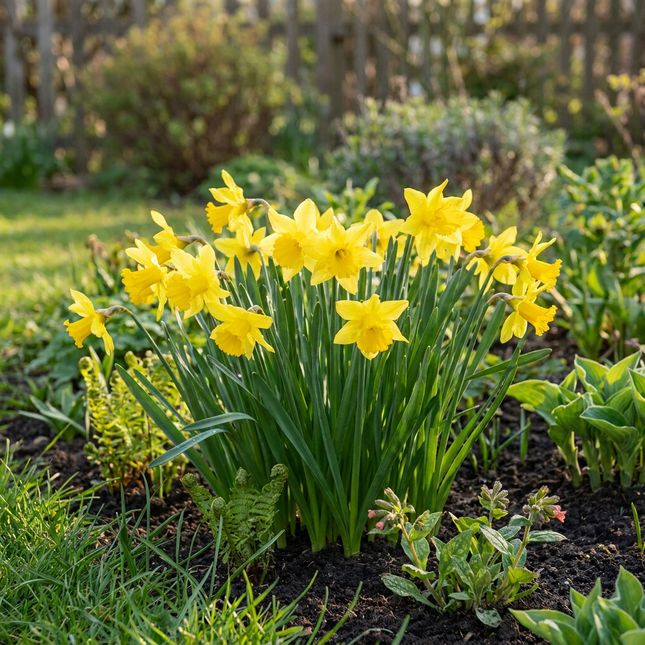 30x Narcissus February Gold - Bloembollen - Februarigouden narcis - Geel - Voorjaarsbloeier - Bolmaat 10/12