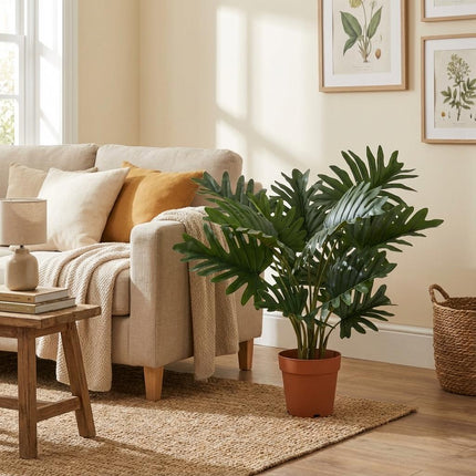 Sztuczna roślina Philodendron Selloum - ↕70cm