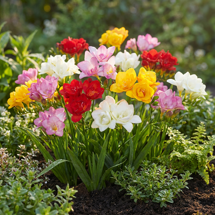 320x Freesia Double Mix - Bloembollen - Dubbele fresia - Diversen - Snijbloem - Bolmaat 5/+