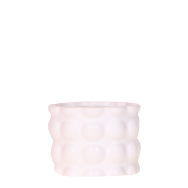 Kolibri Home | Maceta decorativa de algodón - Blanca - Ø6cm