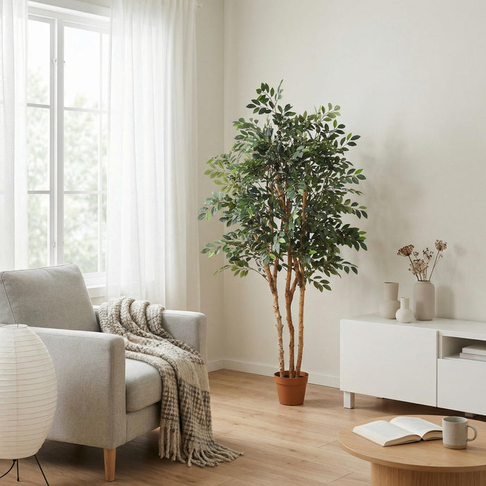 Kunstplant Ficus Exotica - ↕150cm