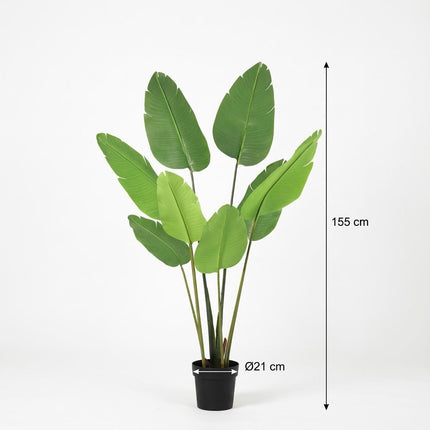 Sztuczna roślina Strelitzia Nicolai - 155cm