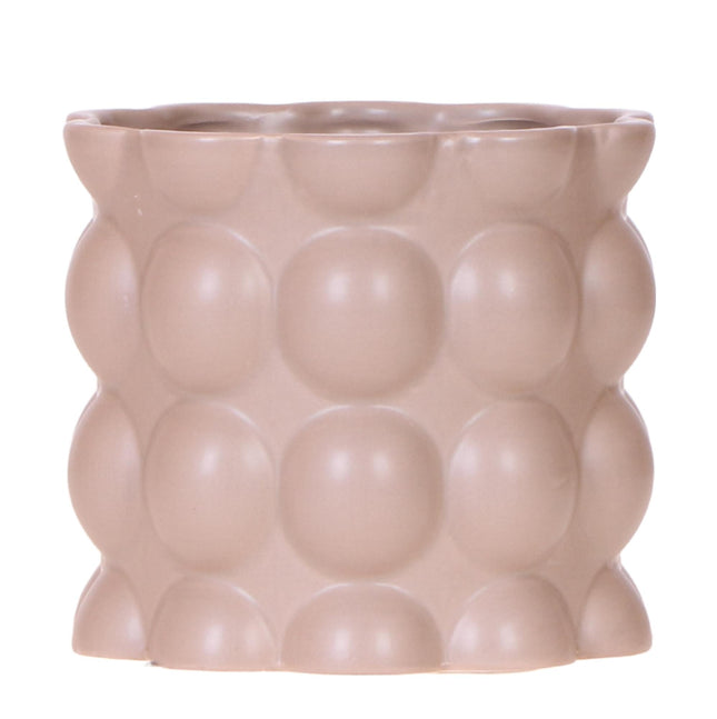 Kolibri Home | Maceta decorativa de algodón - Arena - Ø12cm