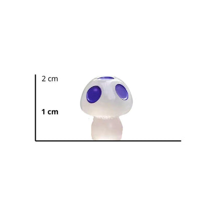 Självlysande - Svampar - Blandade färger - ↑ 2 cm - 8 st