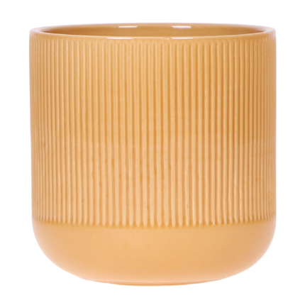 Kolibri Home | Flare decorative pot - Ocher - Ø12cm