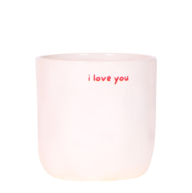 Kolibri Home | Maceta decorativa "Te amo" - Ø9cm