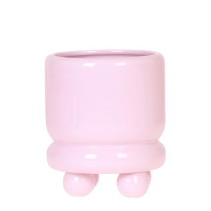 Kolibri Home | Dotty sierpot - Roze - Ø9 cm
