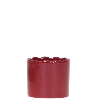 Kolibri Home | Curve sierpot - Rood - Ø6cm