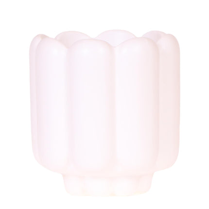 Kolibri Home | Doniczka dekoracyjna w stylu retro - biała - Ø9 cm