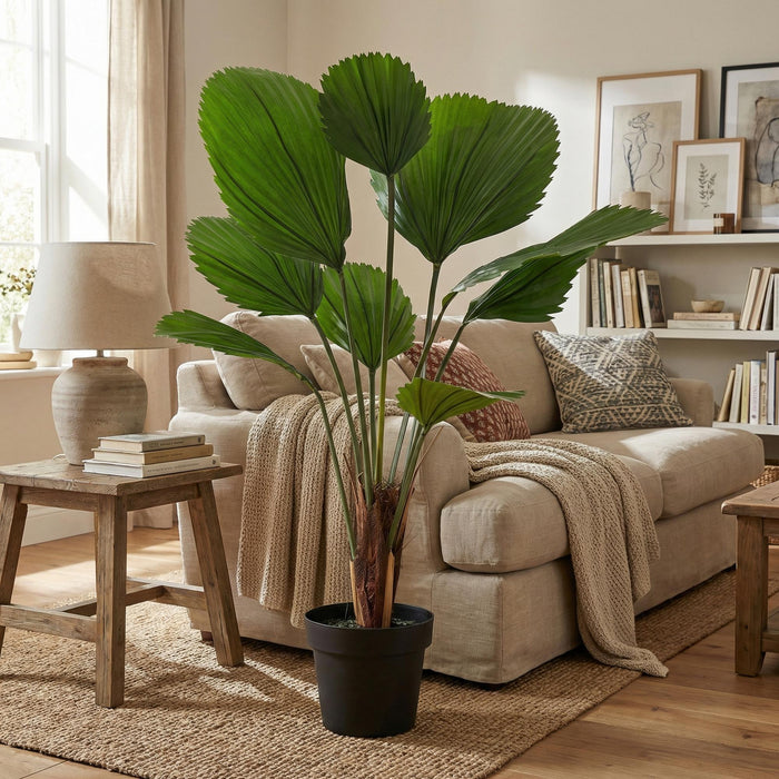 Kunstplant Licuala Grandis - ↕100cm