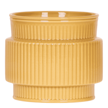 Kolibri Home | Allure sierpot - Mosterdgeel - Ø12cm