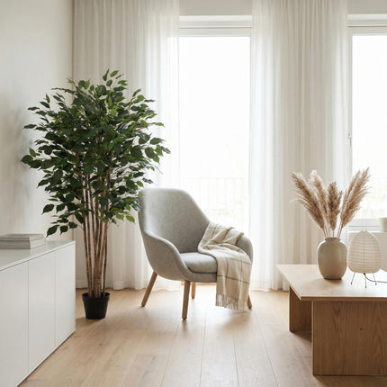 Artificial Ficus Benjamina plant - ↕150cm