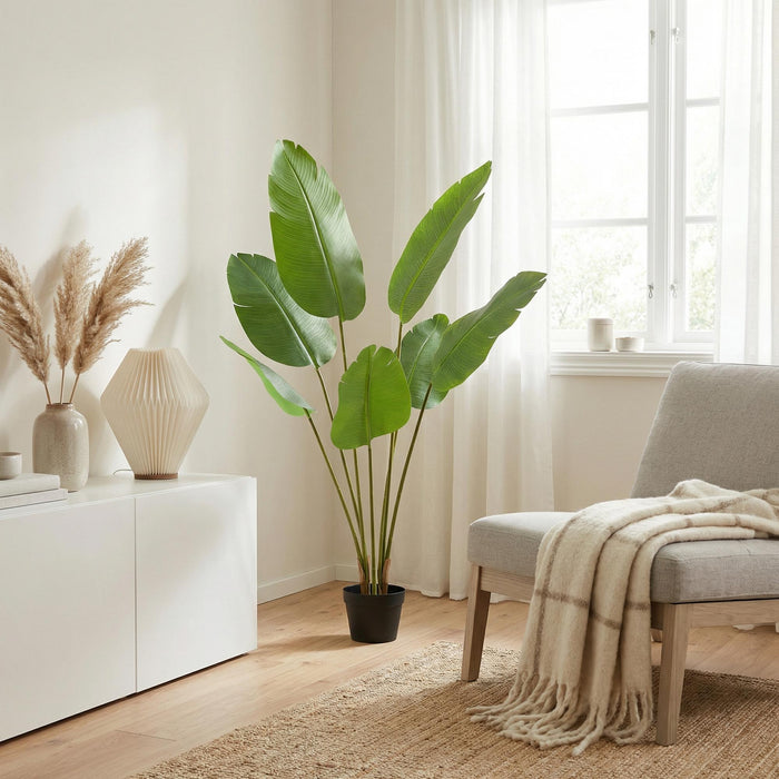 Kunstplant Strelitzia Nicolai - ↕135cm