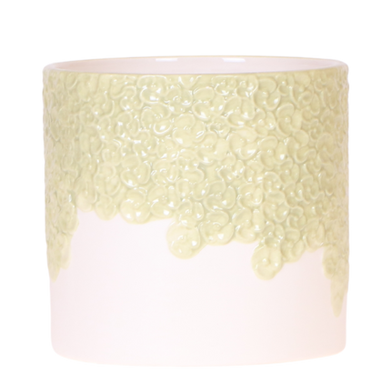 Kolibri Home | Doniczka dekoracyjna Bloom - zielona - Ø12 cm