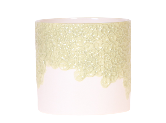 Kolibri Home | Maceta decorativa Bloom - Verde - Ø12cm