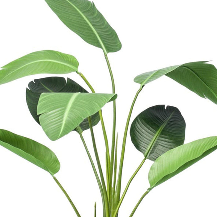 Strelitzia - Kunstplant - 120cm - In zwarte pot