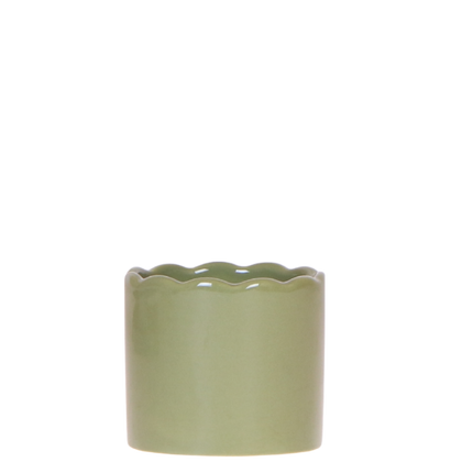 Kolibri Home | Curve sierpot - Groen - Ø6cm