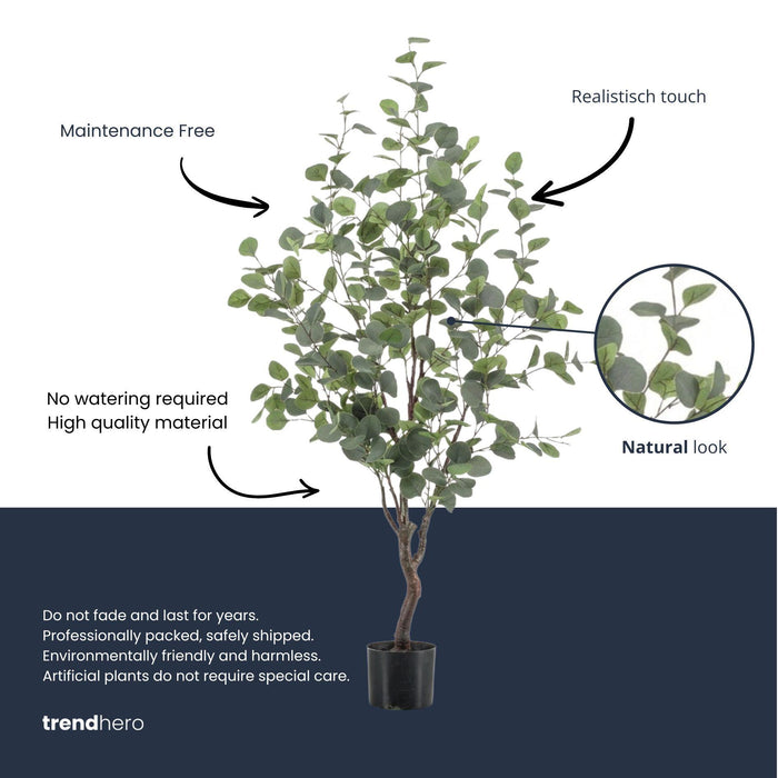 Eucalyptus artificiel - arbre artificiel - ↕140cm