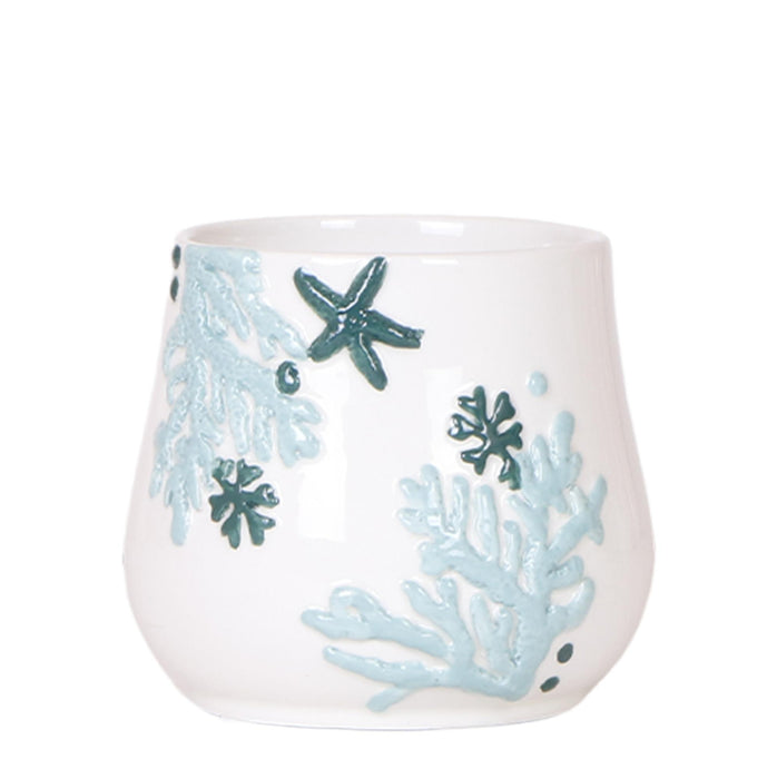 Kolibri Home | Coral Plantenpot - Blue - Ø9cm