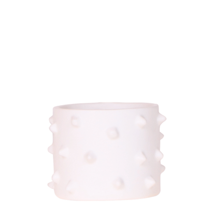 Kolibri Home | Spike sierpot - Wit - Ø6cm