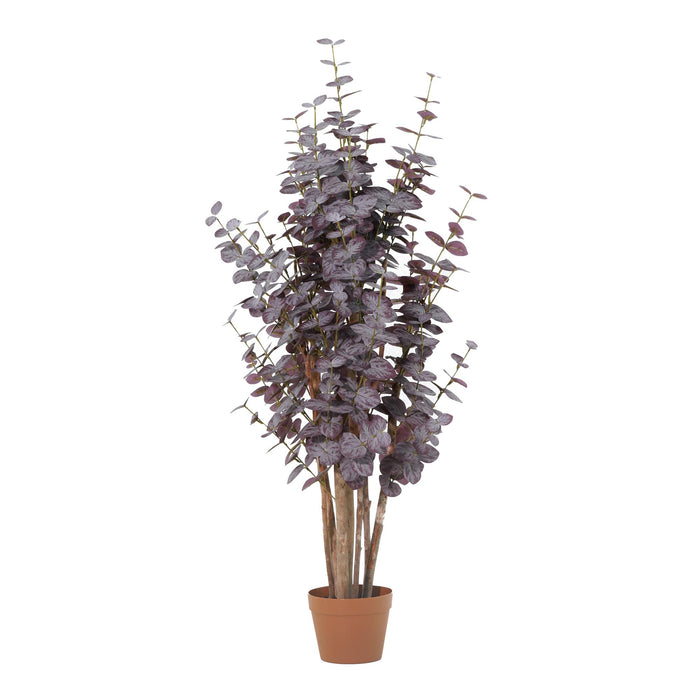 Eucalyptus artificiel violet - ↕120cm