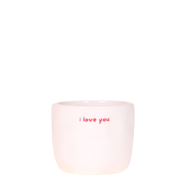Kolibri Home | Maceta decorativa "Te amo" - Ø6cm