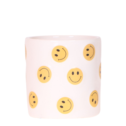 Kolibri Home | Doniczka dekoracyjna Smiley - Ø9 cm